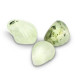 Natural stone nugget beads Prehnite 5-11mm Country green